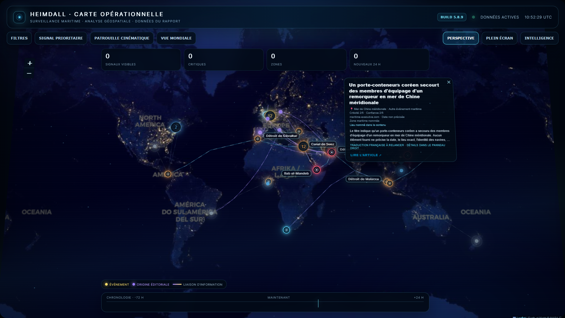 Carte opérationnelle Nightwatch d’Heimdall
